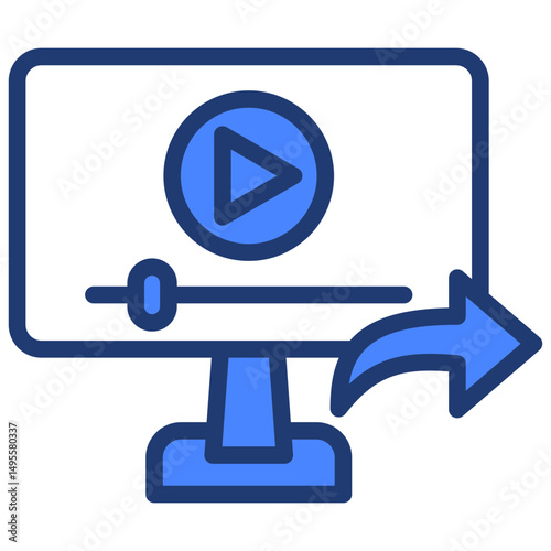 Video Sharing Icon