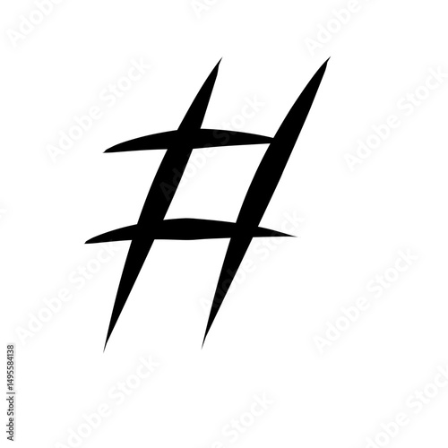 Abstract conceptual black and white minimal background for graphic design projects