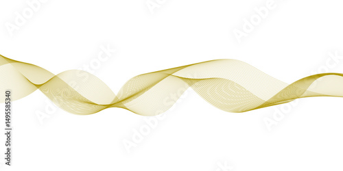Abstract wave background with yellow line color element. Dynamic wave pattern. Modern flowing wavy lines. Suit for banner, poster, cover, brochure, flyer, website 