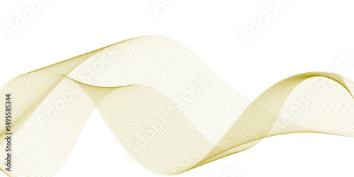 Abstract wave background with yellow line color element. Dynamic wave pattern. Modern flowing wavy lines. Suit for banner, poster, cover, brochure, flyer, website 