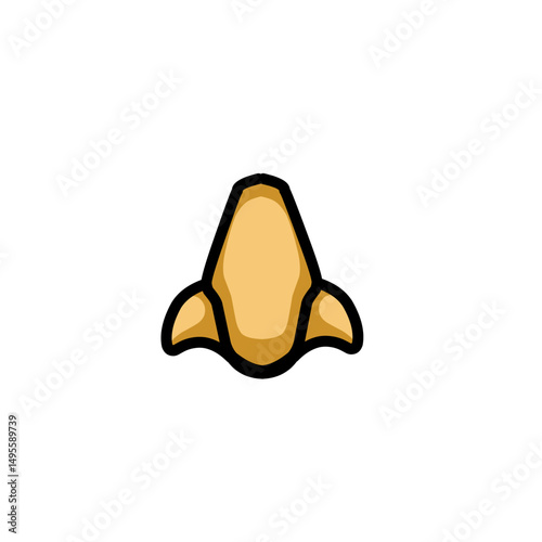Fototapeta Naklejka Na Ścianę i Meble -  Minimalistic rocket ship design for startup companies and space exploration