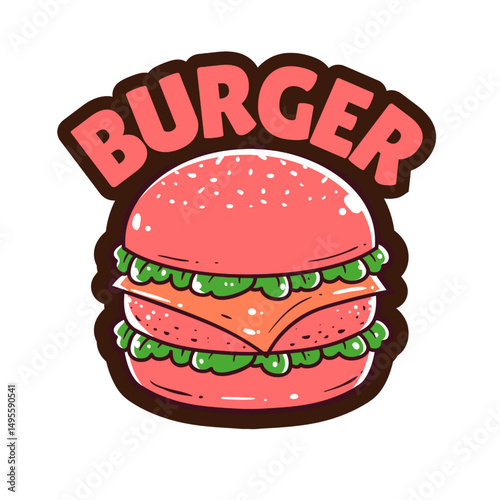 illustration of a hamburger