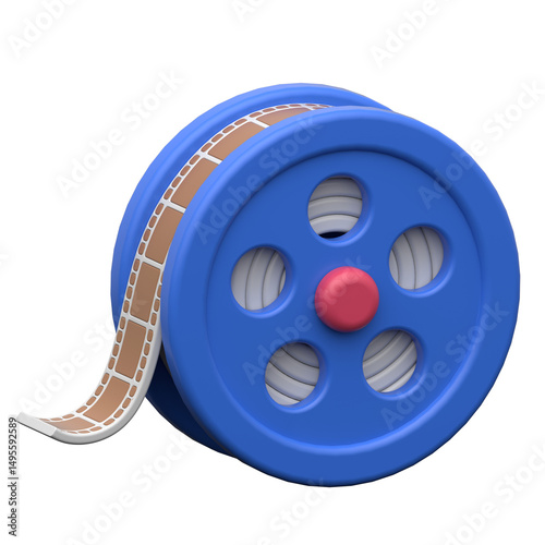  3D icon on transparent