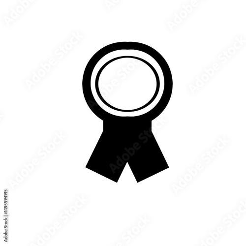 Minimalist emblem featuring a bright white circle contrasting against a deep black void