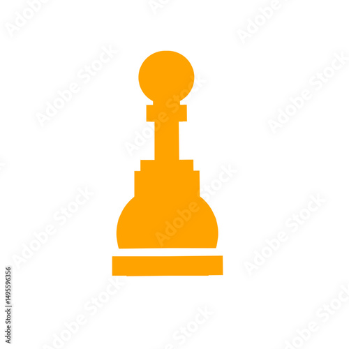 Strategic pawn illustration against a stark backdrop symbolizing challenge and strategy