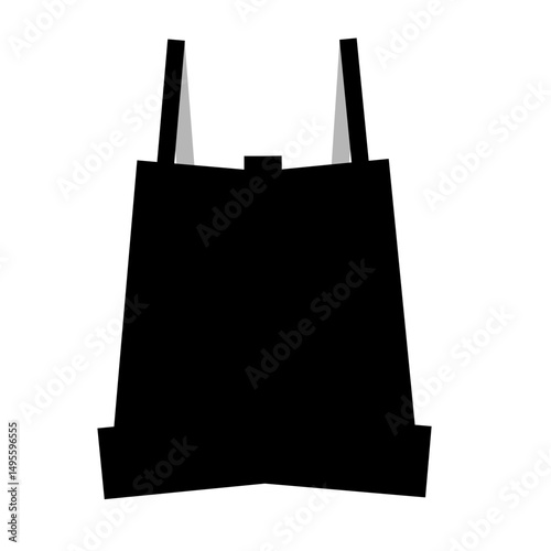 Abstract minimalist geometric illustration with conical shapes against dark backdrop
