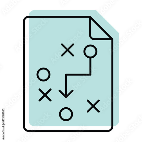 Planning vector, pixel perfect, illustrator file 
