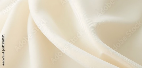 Close-up of bamboo fiber fabric showing natural softness and subtle grain, ideal for eco-friendly fashion and textile design.