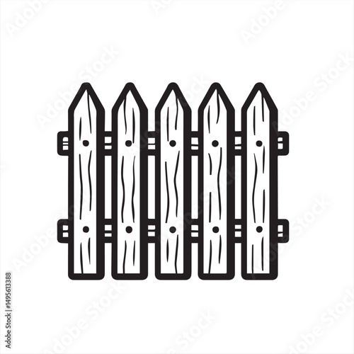 wrought  fence isolated