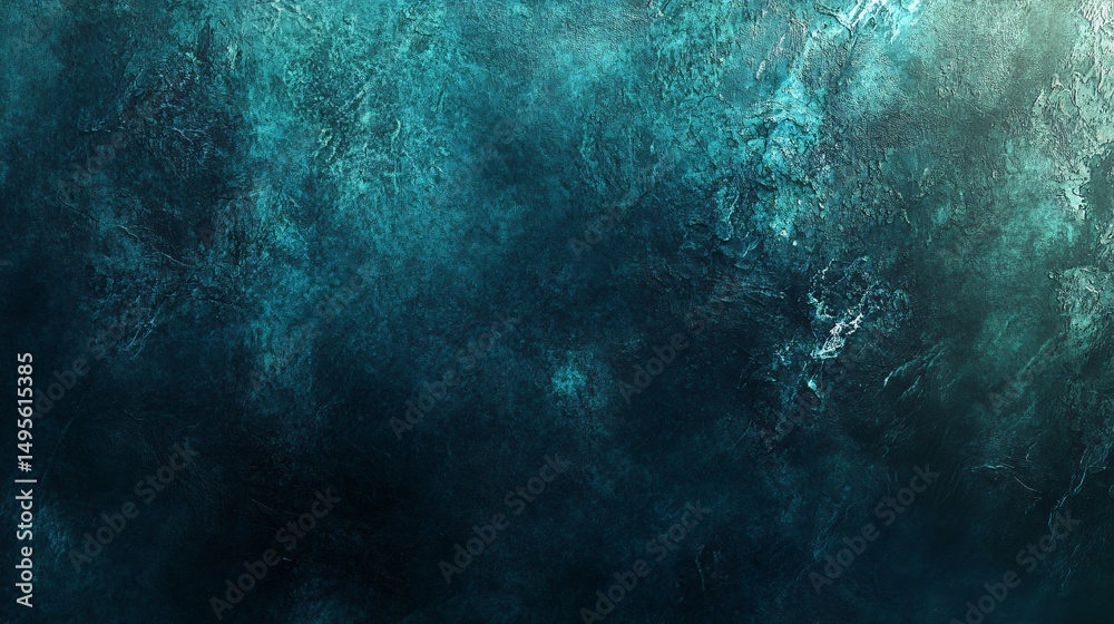 Obraz premium Abstract Dark Blue Textured Background with Black Vignette Overlay 