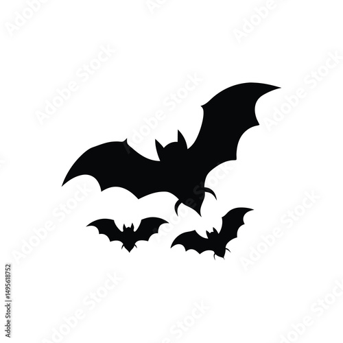 halloween bat and bats