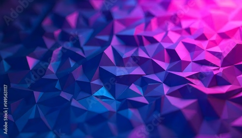 abstract blue background with triangles