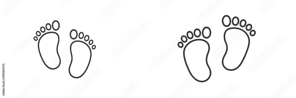 Baby footprints symbolize growth and innocence during a joyful celebration in a serene environment Baby footprints symbolize growth and innocence during a joyful celebration in a serene environment