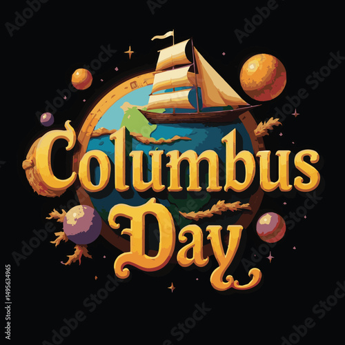 Columbus Day: Celebrating Christopher Columbus’s 1492 voyage, discovery of America, maritime heritage, exploration spirit, with patriotic events, ships, and historical reflections each October 