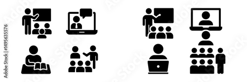Different styles of teaching and learning methods in a classroom and online environment