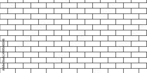 Pavement seamless mosaic stone concrete wall surface room and kitchen tiles. subway vector block rock white brick wall texture background.	
