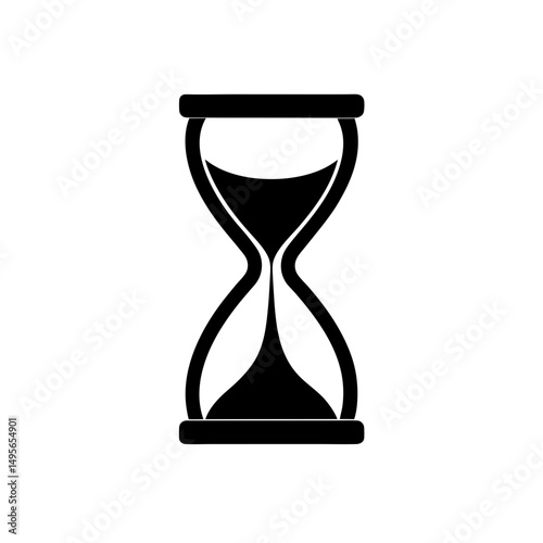 classic hourglass with golden frame   passage 