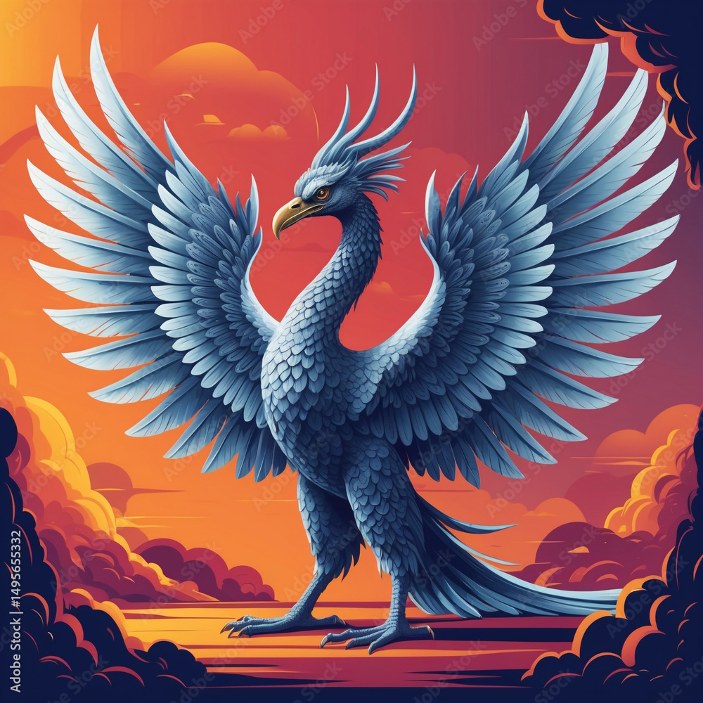 Obraz premium Garuda bird vector