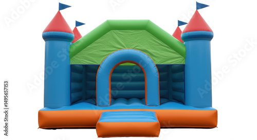 Foto Isolated Bouncy Castle