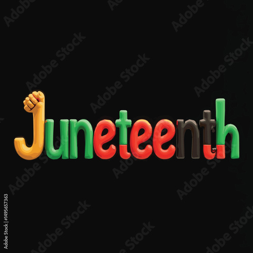 Juneteenth — June 19, Freedom Day celebrating the emancipation of enslaved African Americans; a powerful tribute to black history, culture, civil rights, and the ongoing fight for equality  