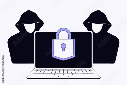 computer security concept illustration