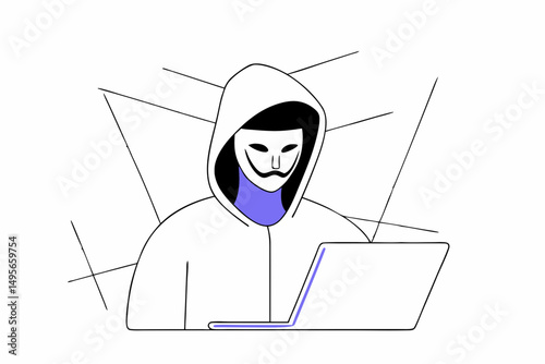 business man with laptop