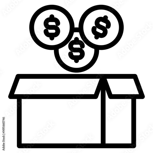 Contribution icon vector illustration
