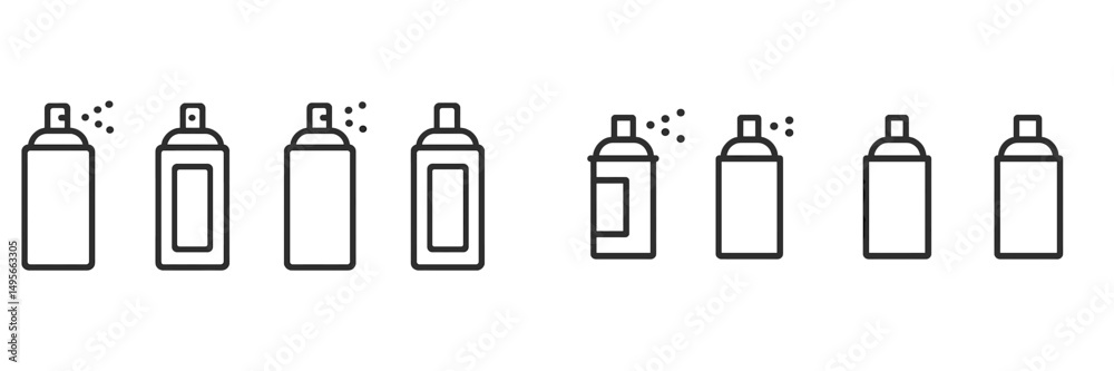 Spray paint cans arranged in a creative pattern showcasing different designs and styles in an artistic setting Spray paint cans arranged in a creative pattern showcasing different designs and styles in an artistic setting