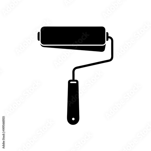 paint roller with color streak   painter or home 
