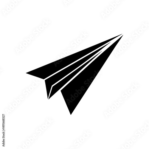 paper plane in motion   imagination or fun activit 