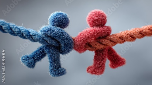 Tug of War: A Conceptual Representation of Conflict and Competition