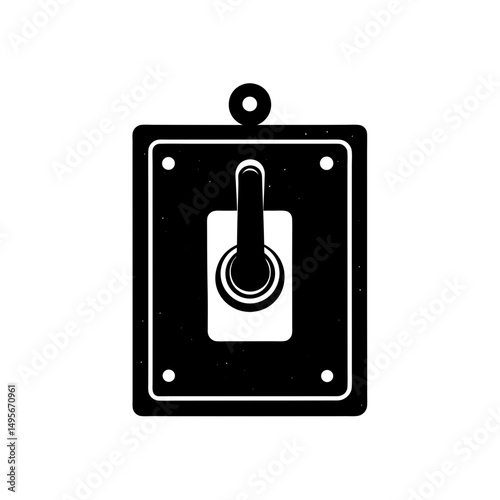 single vintage light switch   toggle or control 