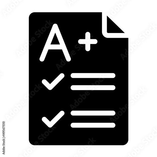 Test line icon style