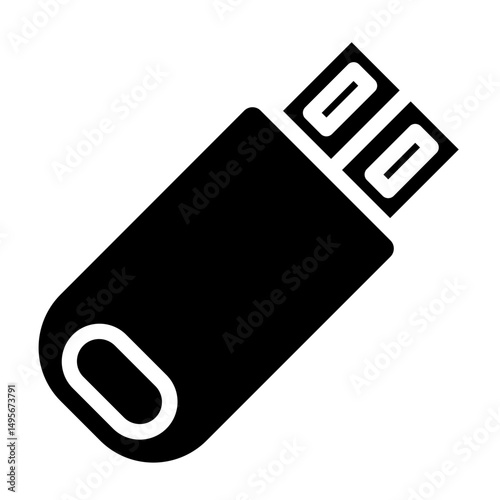 Flash Drive line icon style