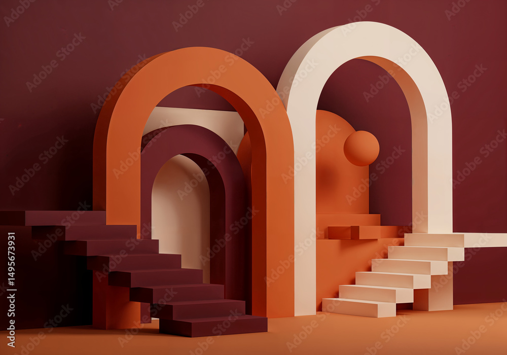 Fototapeta premium arches and columns