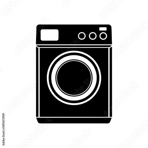 washing machine front view   laundry or cleanlines 