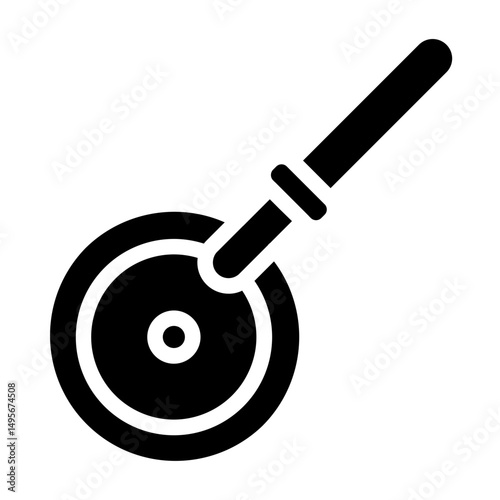 Pizza Cutter line icon style