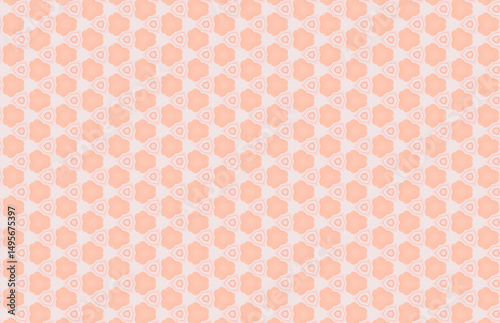Modern and geometric pattern design for fashion, home decor and textile seamless pattern vector.