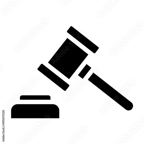 Auction Line Icon Style
