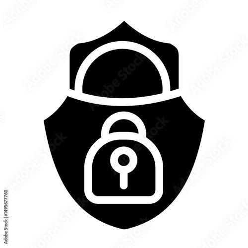Security Line Icon Style