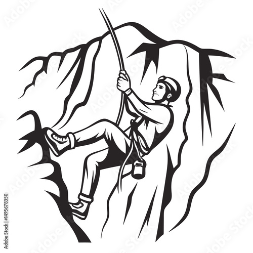 Mountain Rock Climbing Adventure Sport