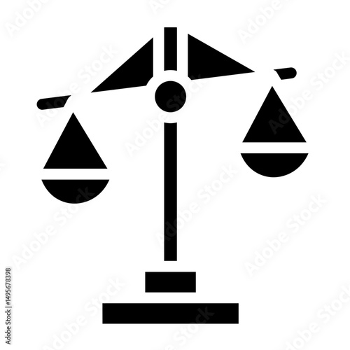 Property Law Line Icon Style