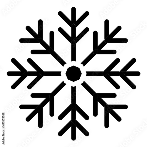 Snow Line Icon Style