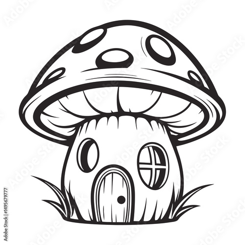 Magical Mushroom House Forest Dwelling