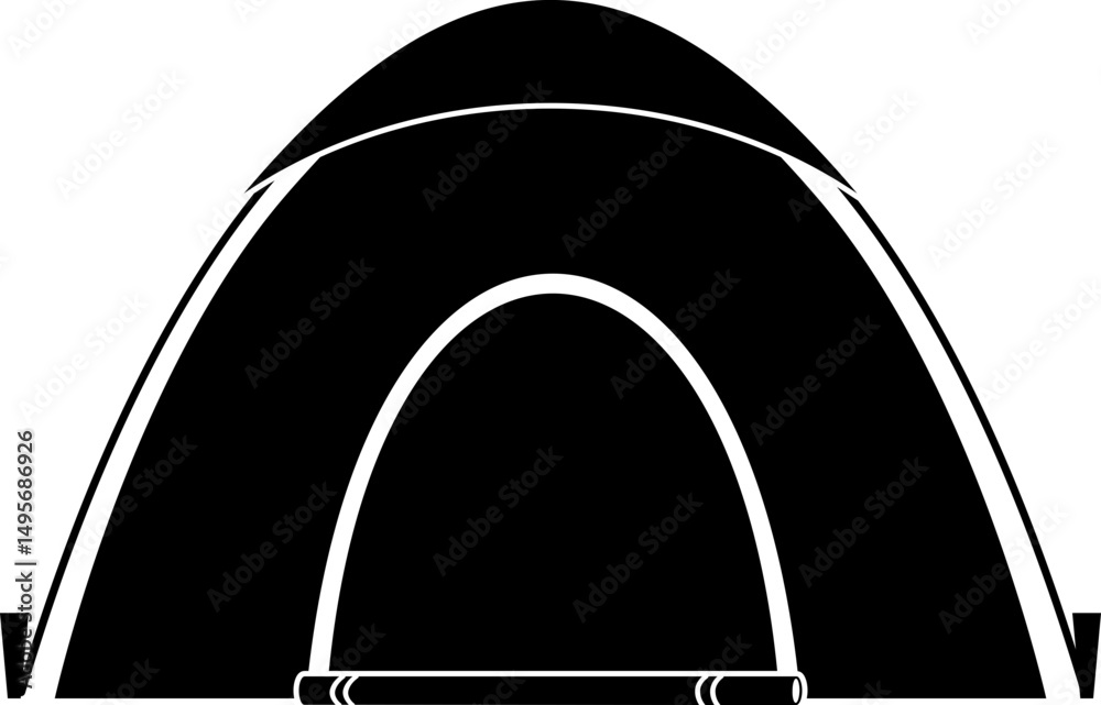 Tent Silhouette Tent Silhouette