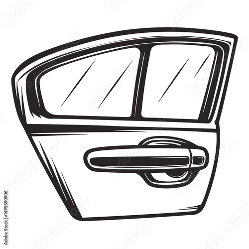 Automotive Piston Engine Part Outline