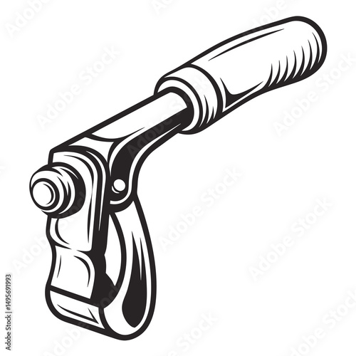 
Motorcycle Bike Brake Lever Outline