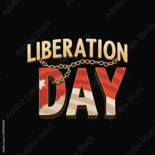 Liberation Day Vector – Freedom & Independence Celebration, Victory Parade, Patriotism, Heroism, Unity, National Pride, Courage, Liberty, Commemoration, Festivity, Historic Moment & Cultural Heritage