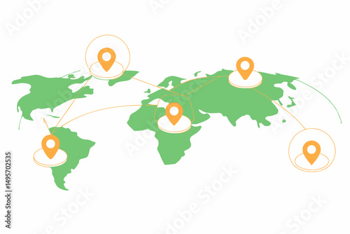 vector illustration of the earth
