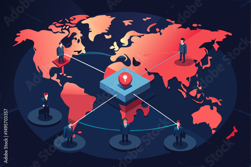 world map and globe